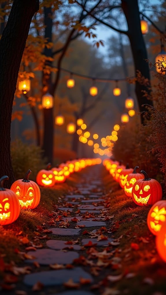 twinkling fairy light lanterns