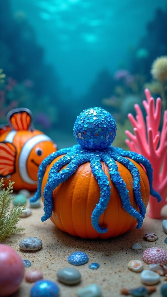 under the sea pumpkin decorations