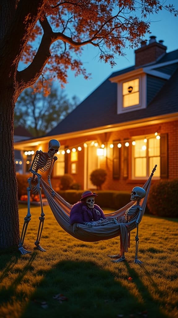 unexpected skeleton placements surprise