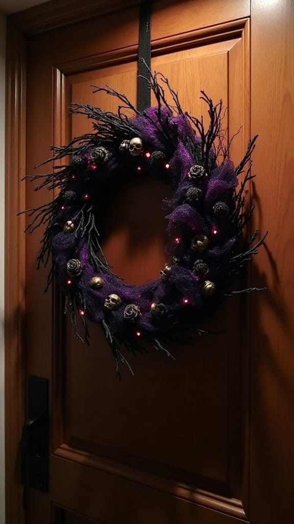 unique spooky wreath decorations