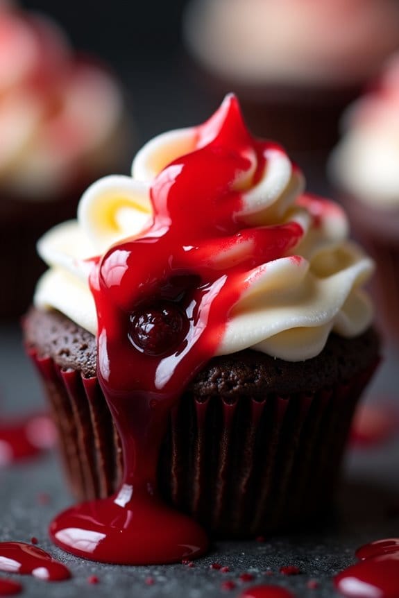 vampire bite cupcakes recipe
