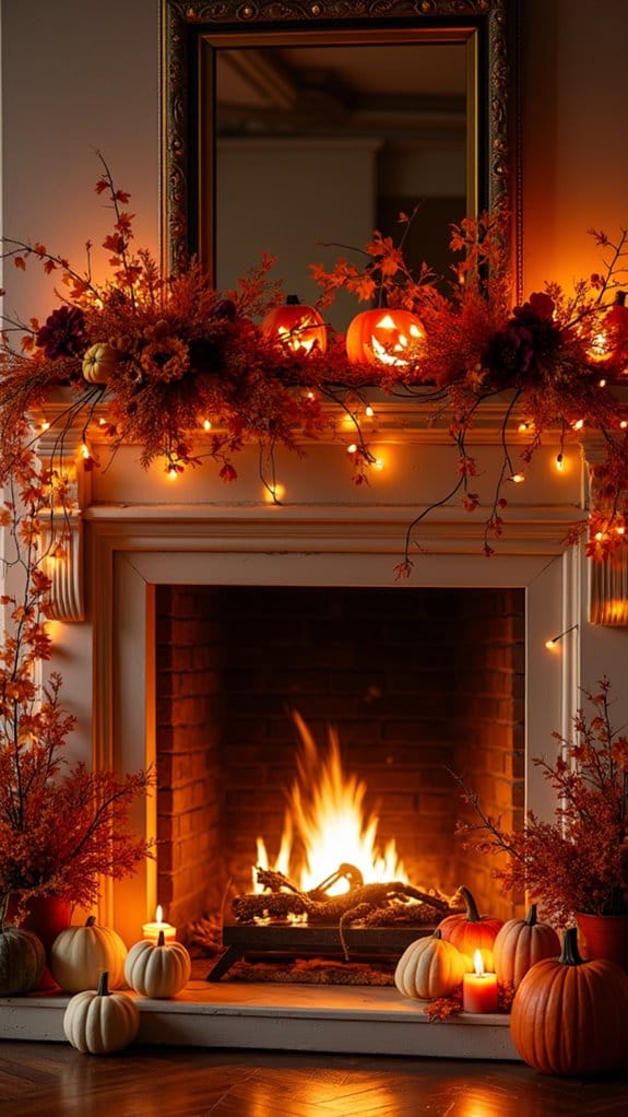 vibrant autumn floral arrangements