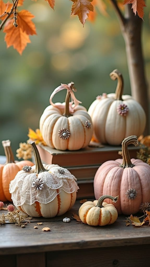 vintage pumpkin decor charm