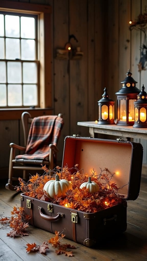 vintage suitcases for halloween