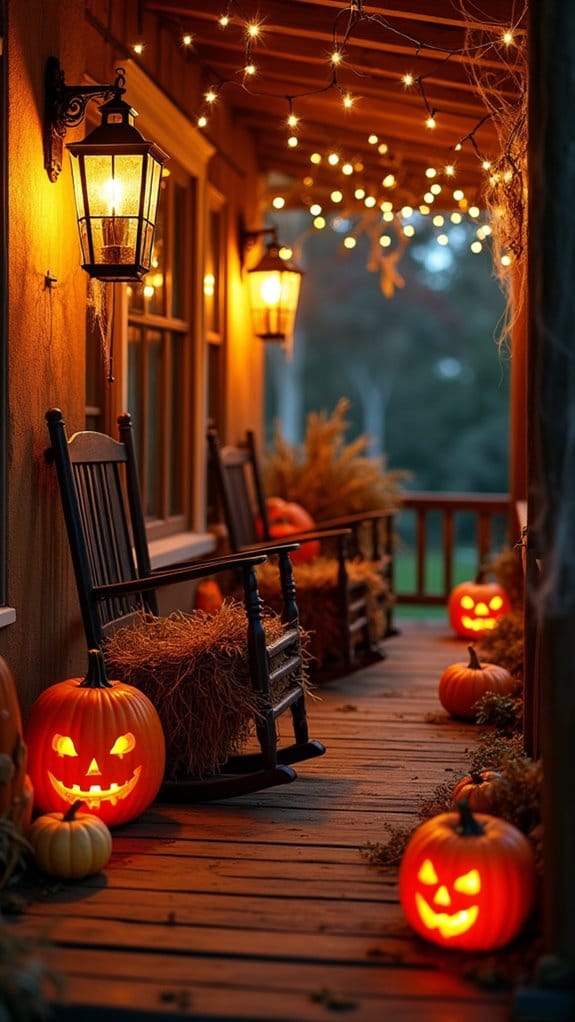 warm glow rustic lanterns