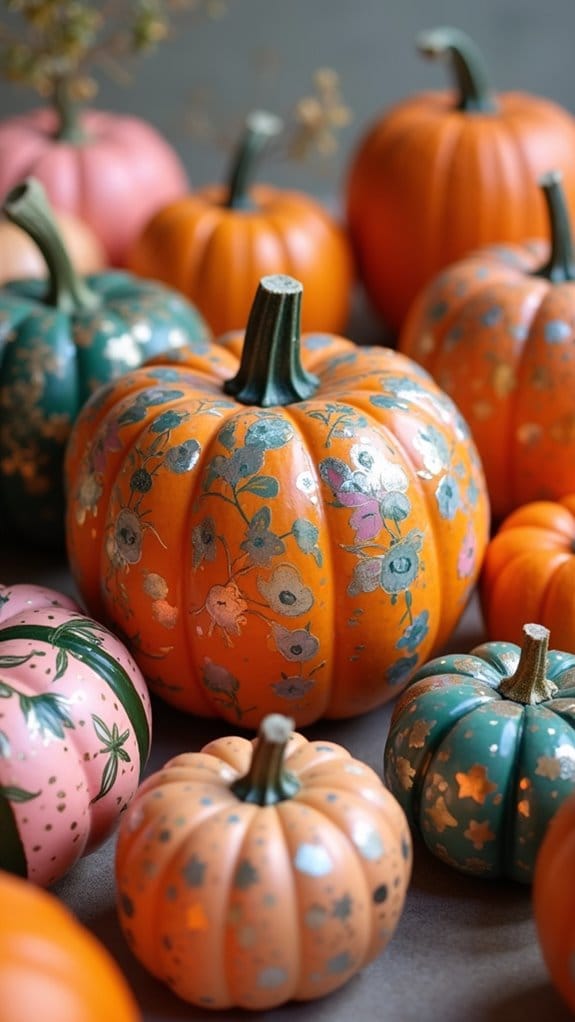 washi tape pumpkin decoration