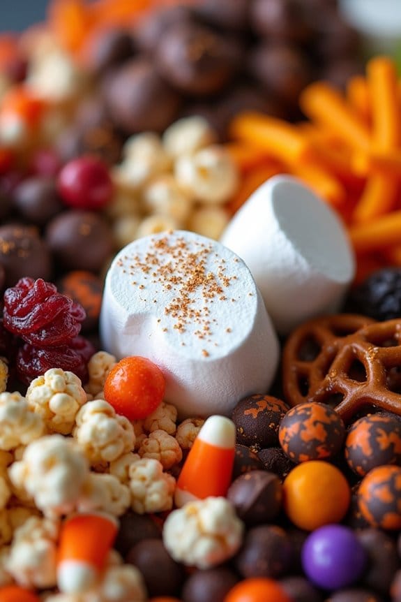 whimsical halloween candy board