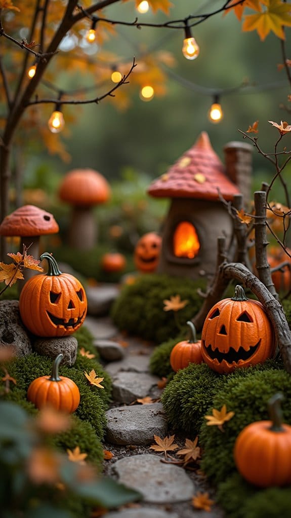 whimsical halloween fairy gardens
