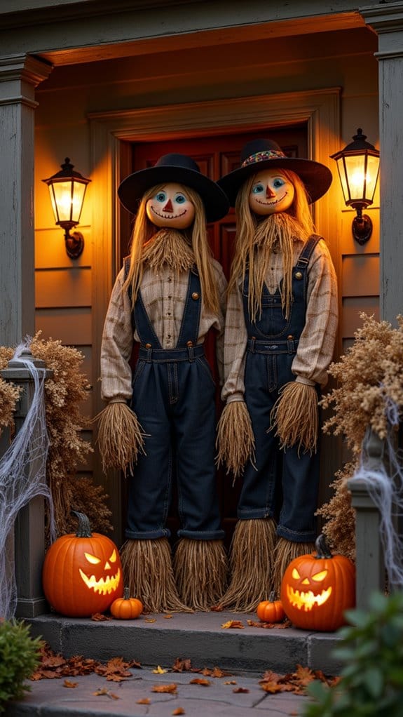 whimsical halloween porch decor
