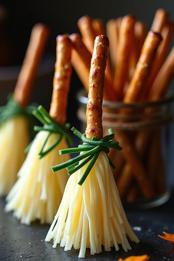 whimsical halloween pretzel appetizers