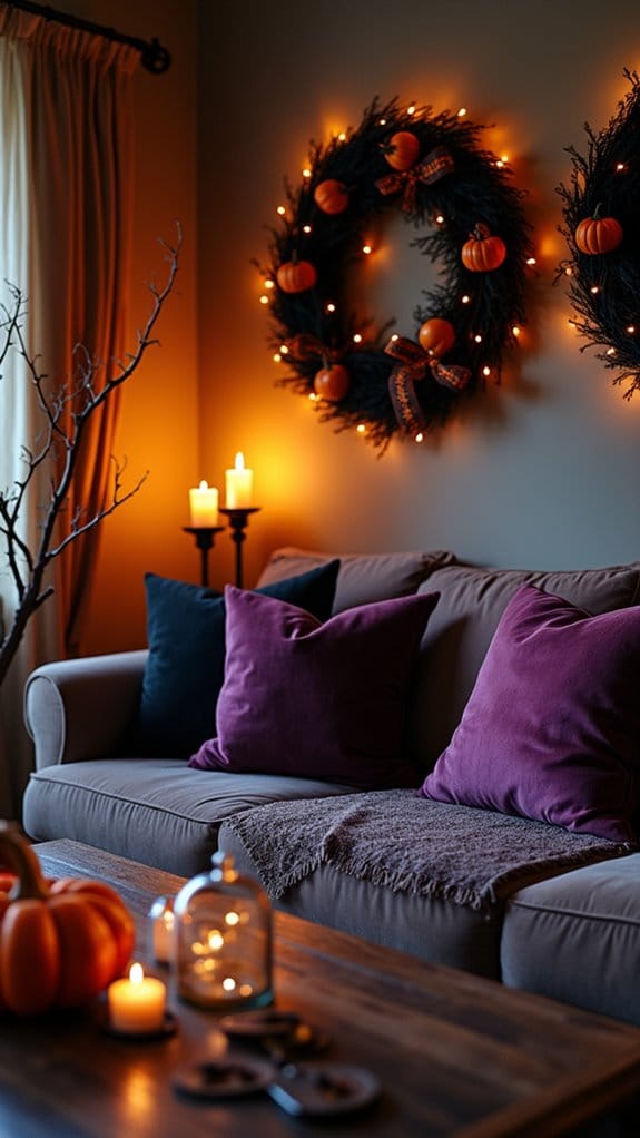whimsical halloween wreath decorations
