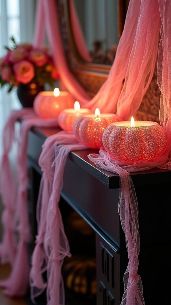 whimsical sparkling halloween decor