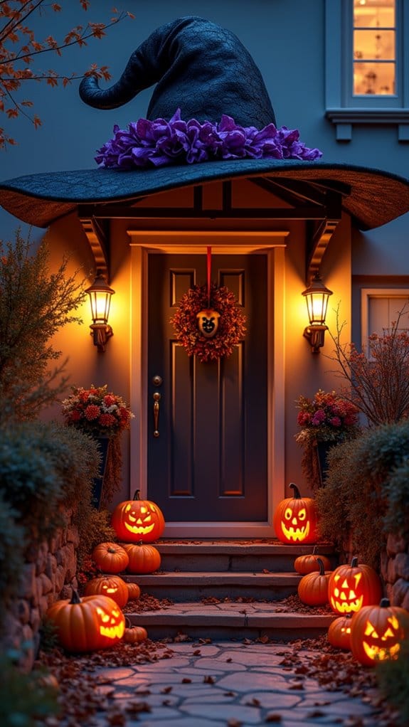 whimsical witch s hat decor