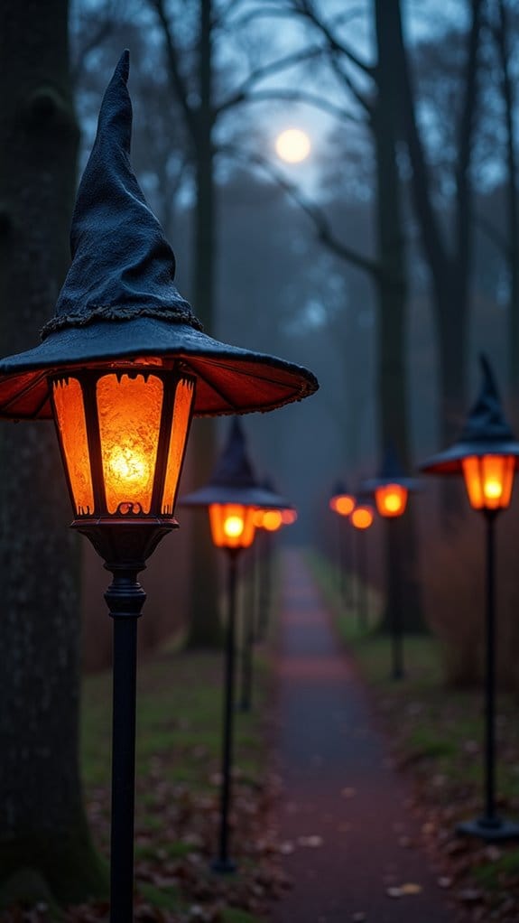 whimsical witch s hat lanterns