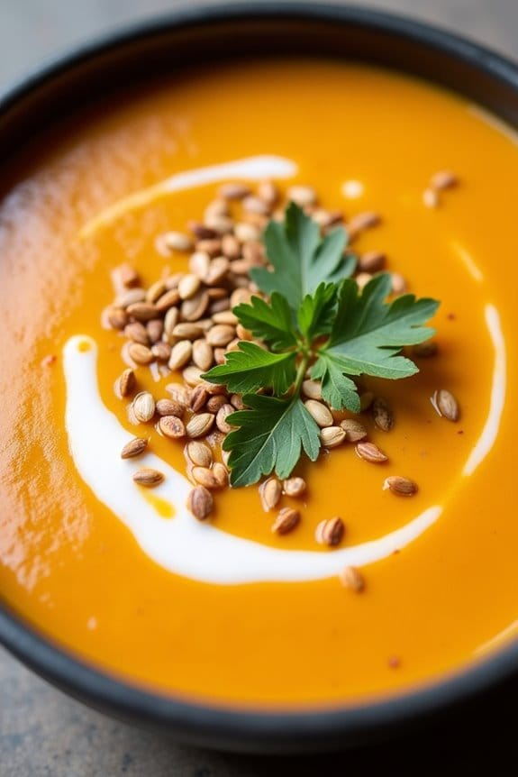 wickedly spiced pumpkin soup