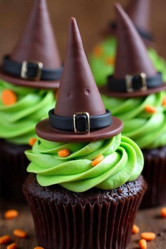 witch hat cupcakes recipe