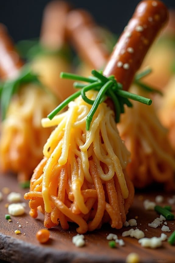 witch s broomstick pretzel snacks