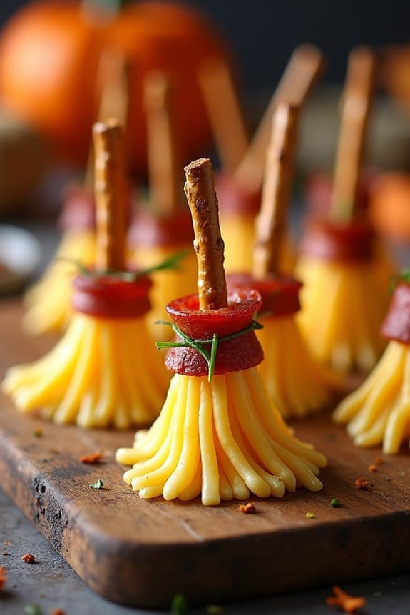 witch s broomstick snack recipe