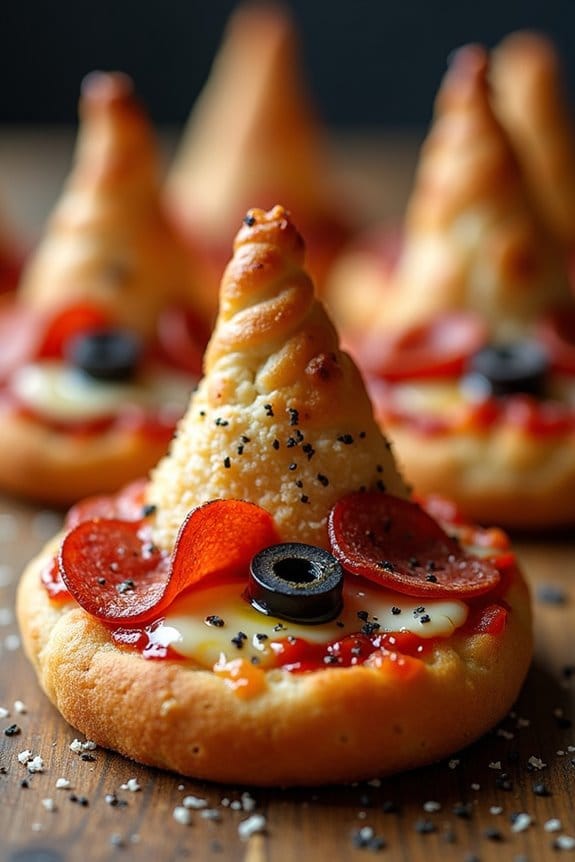 witch s hat pizzas recipe