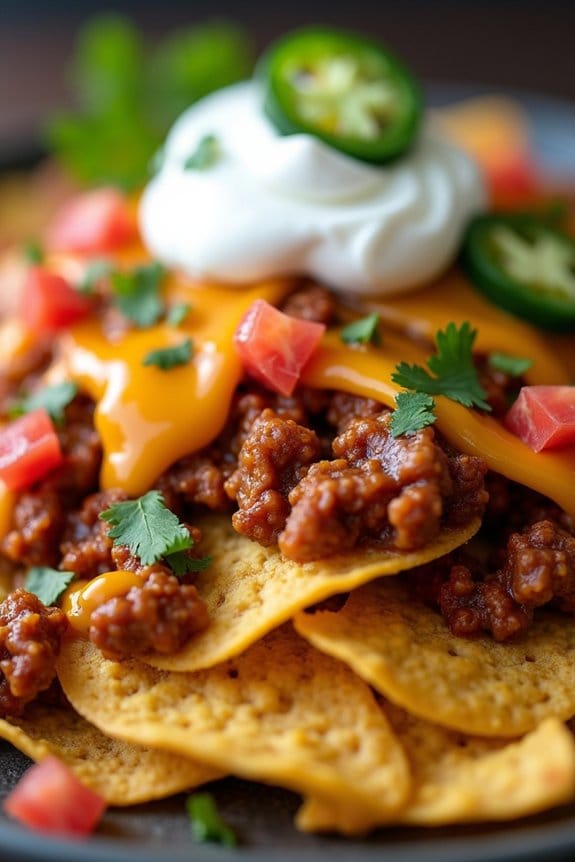bbq ground turkey nachos