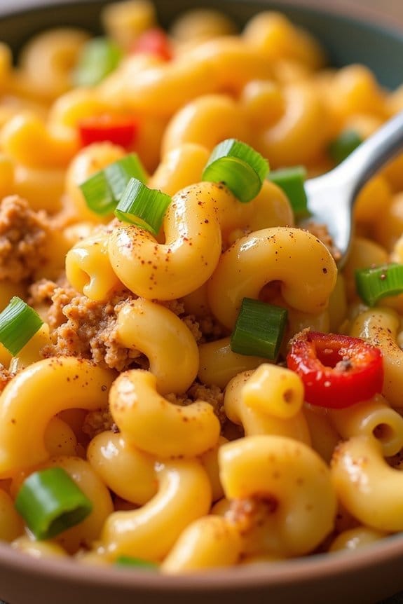 cajun turkey mac and cheese
