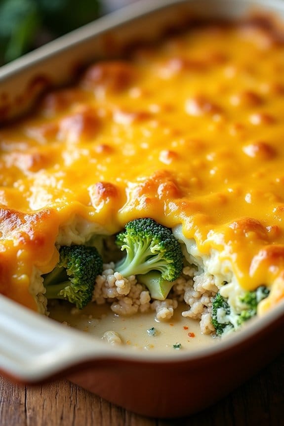 cheesy low carb turkey casserole