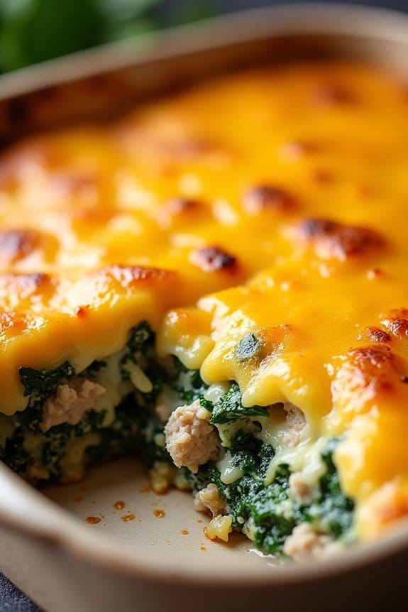 cheesy nutritious turkey casserole