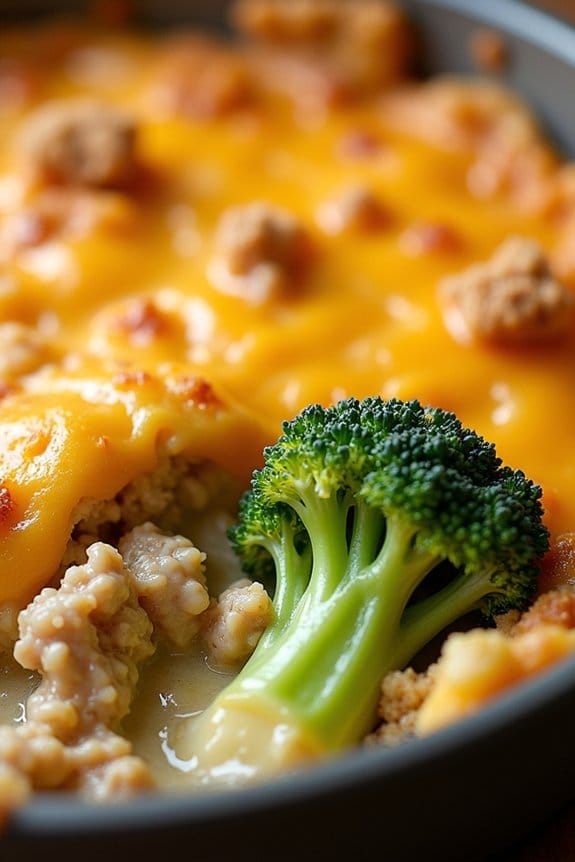 cheesy turkey broccoli casserole