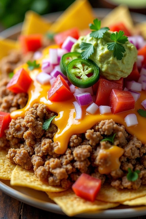 cheesy turkey nachos recipe