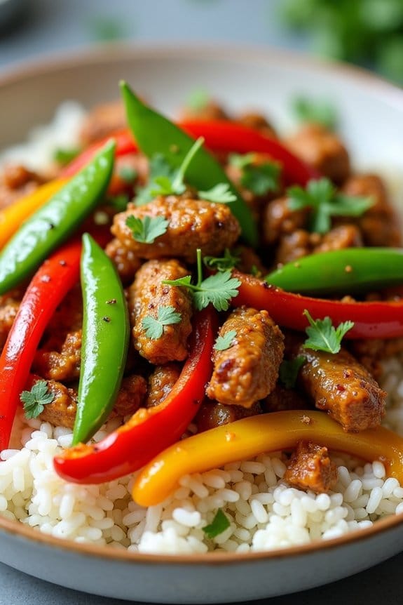 chili lime turkey stir fry