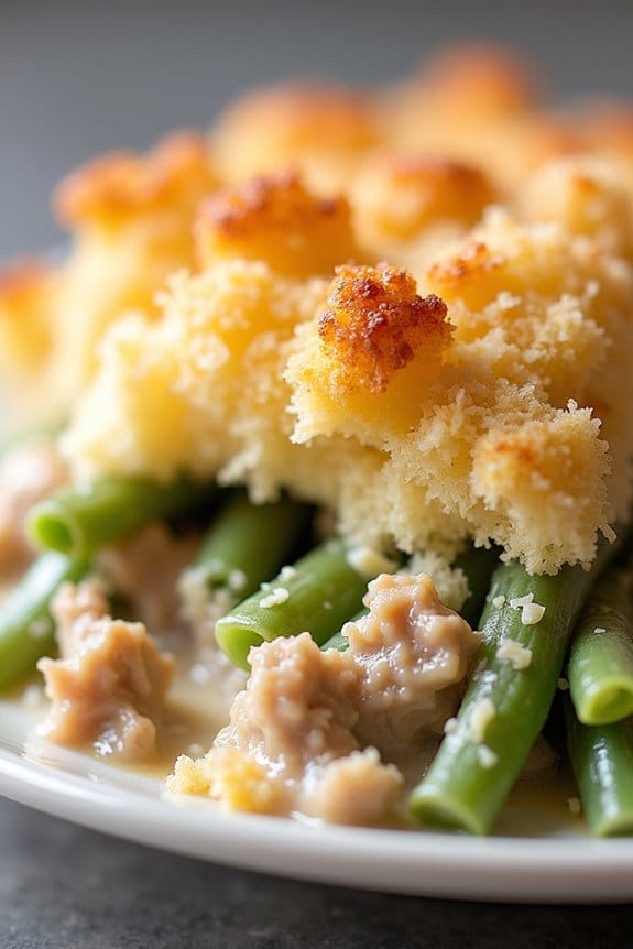 comforting turkey green bean casserole