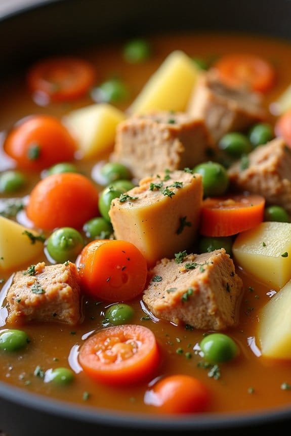 comforting turkey vegetable stew