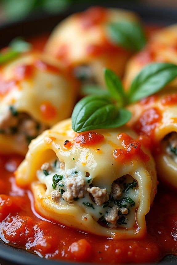 cozy turkey spinach pasta