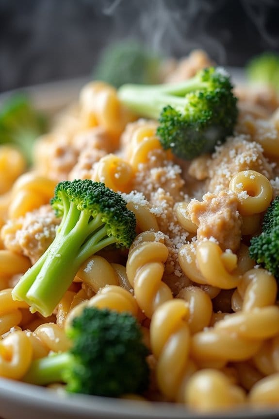 creamy turkey broccoli pasta
