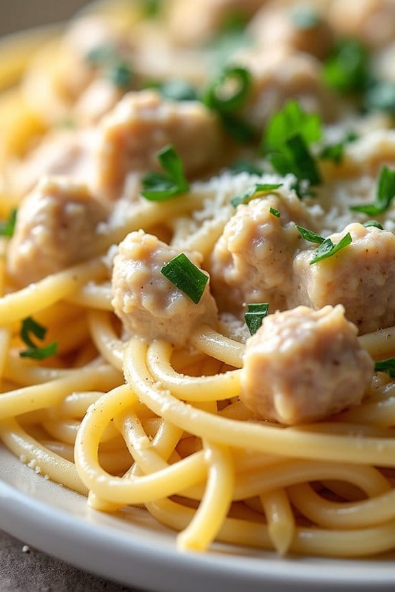 creamy turkey pasta delight