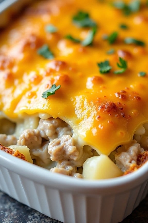 creamy turkey potato casserole