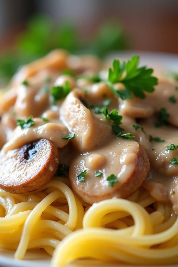 creamy turkey stroganoff recipe
