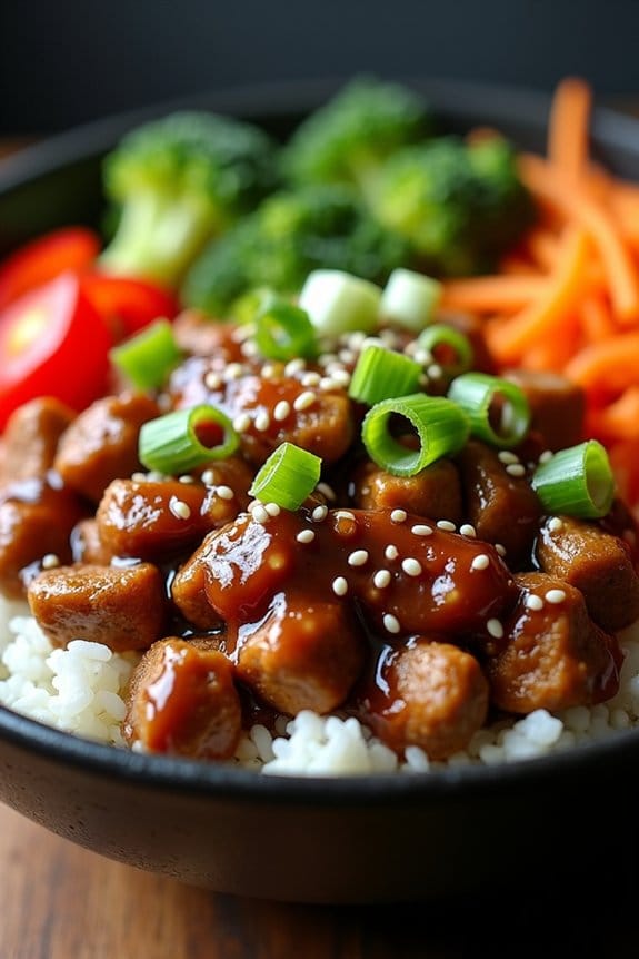 delicious teriyaki turkey bowls