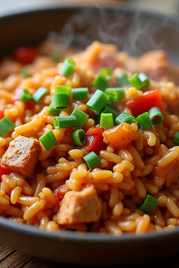 flavorful cajun turkey jambalaya
