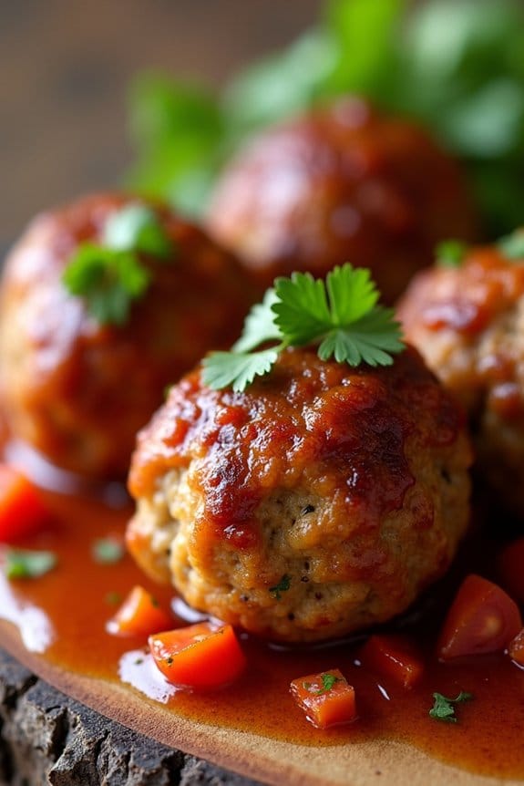flavorful mexican turkey meatballs