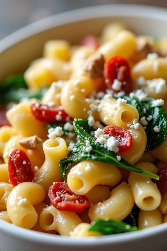 greek turkey mac and cheese