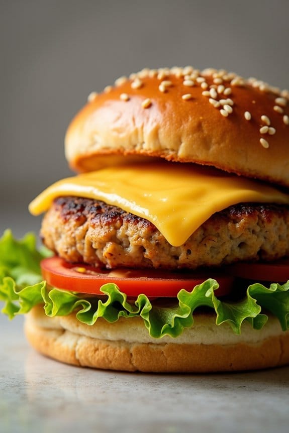 healthier classic turkey burger