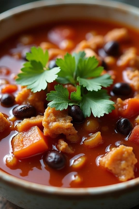 healthy flavorful turkey chili