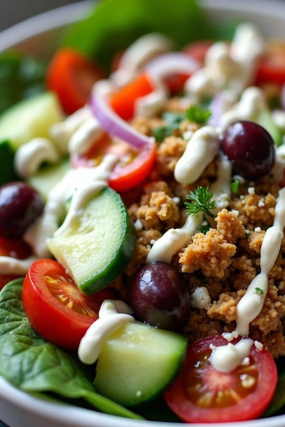 healthy greek turkey bowls