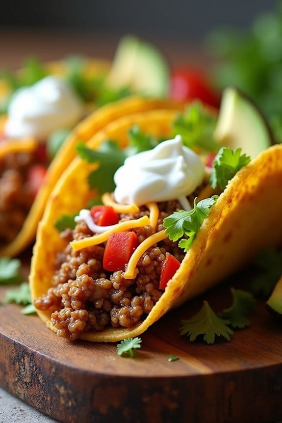 healthy ground turkey tacos