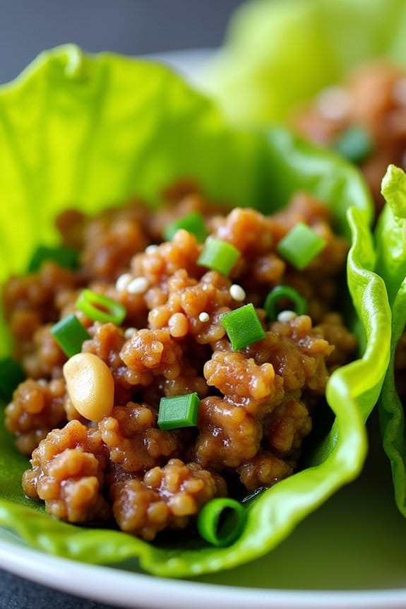 healthy ground turkey wraps