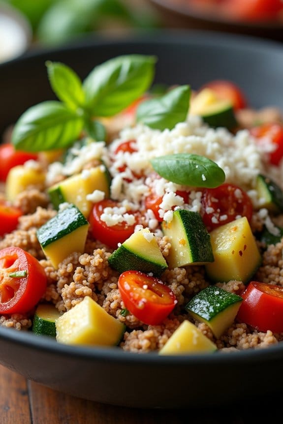healthy italian turkey bowl