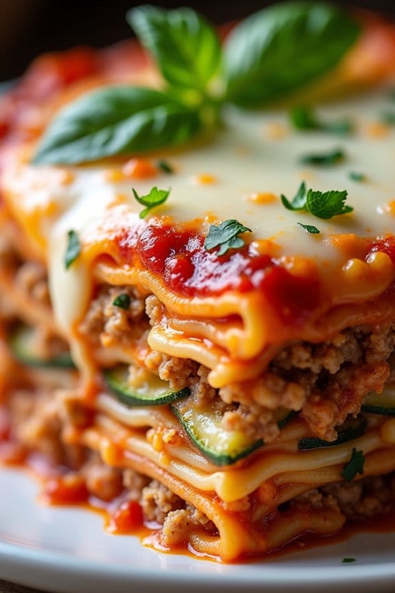 healthy italian turkey lasagna