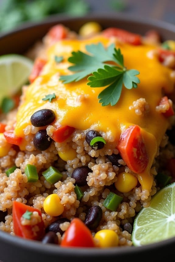 healthy southwest turkey bake