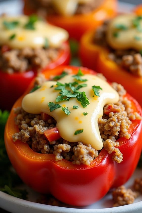 healthy stuffed bell peppers